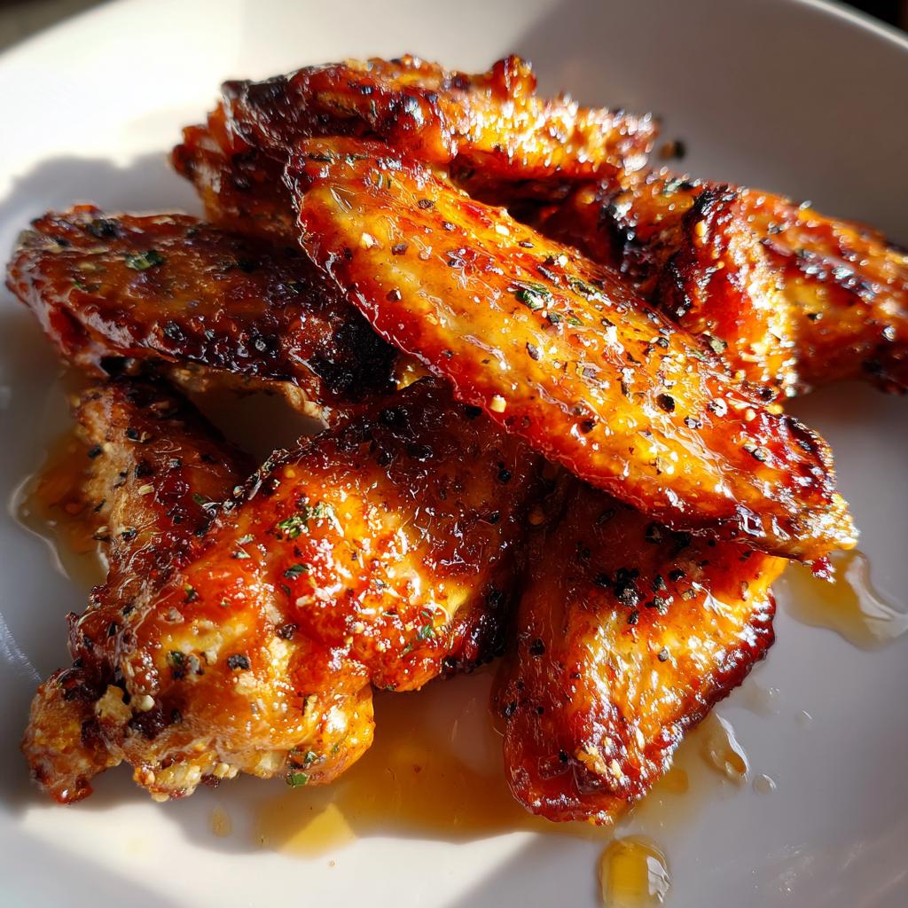 Lemon Pepper Wings with Honey - detail 1