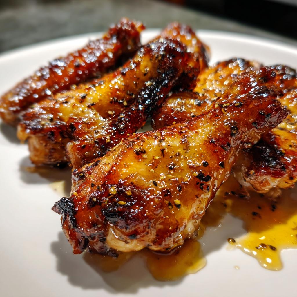 Lemon Pepper Wings with Honey - detail 2