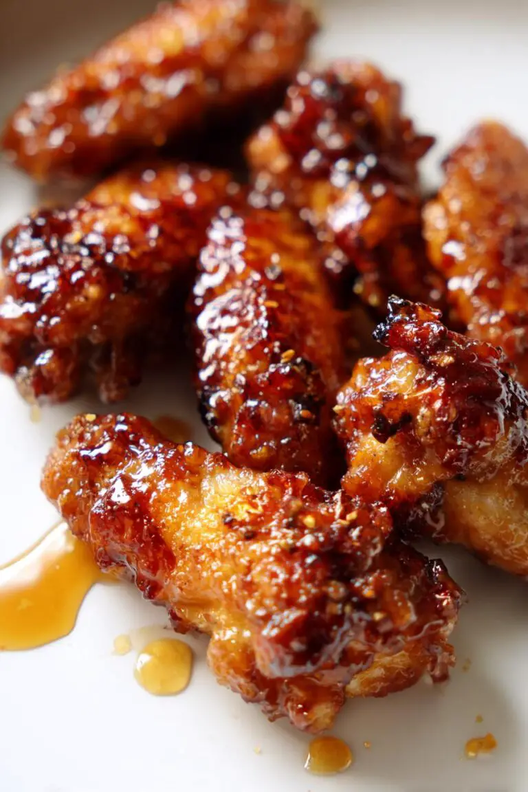 Lemon Pepper Wings with Honey