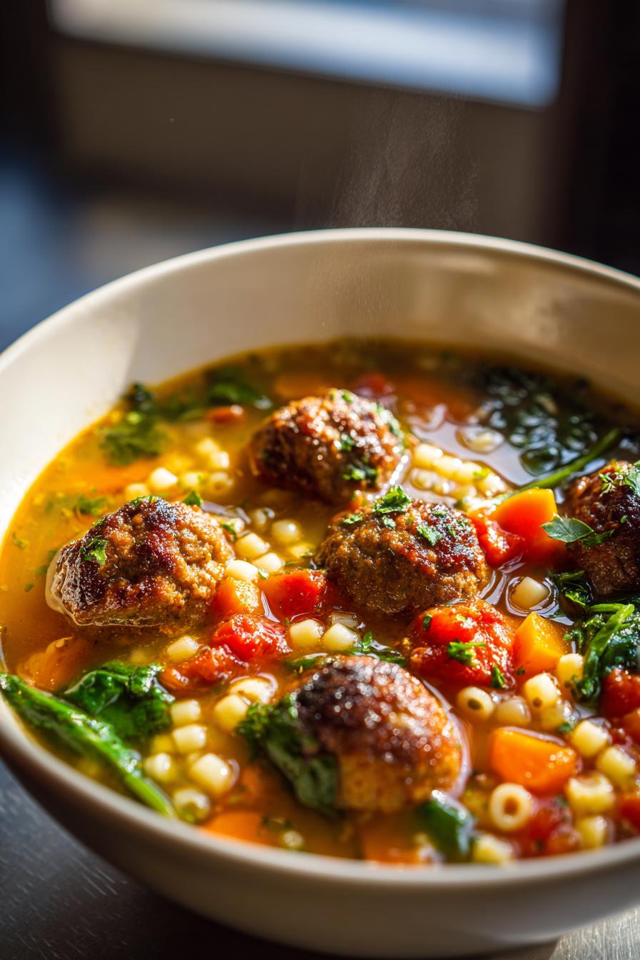 Meatball Soup Recipe