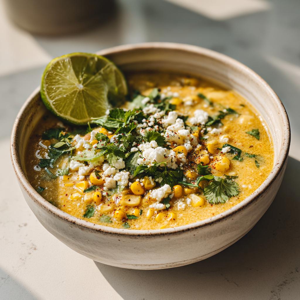 Mexican Street Corn Soup - detail 2