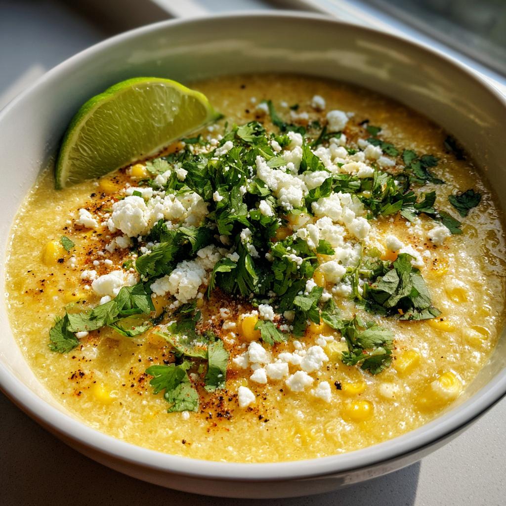 Mexican Street Corn Soup Crockpot Recipe for Cozy Nights - detail 2
