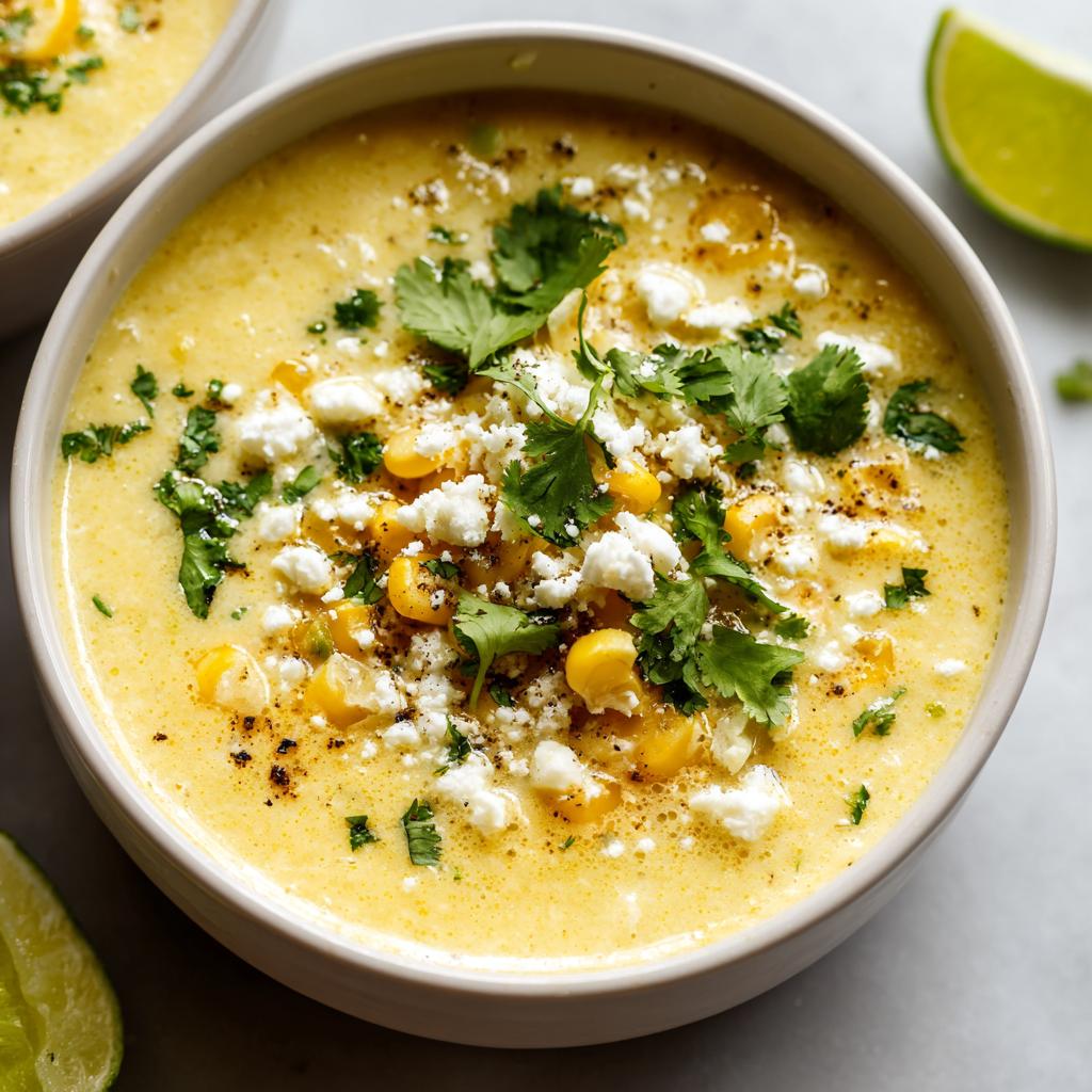 Mexican Street Corn Soup Crockpot Recipe for Cozy Nights - detail 3