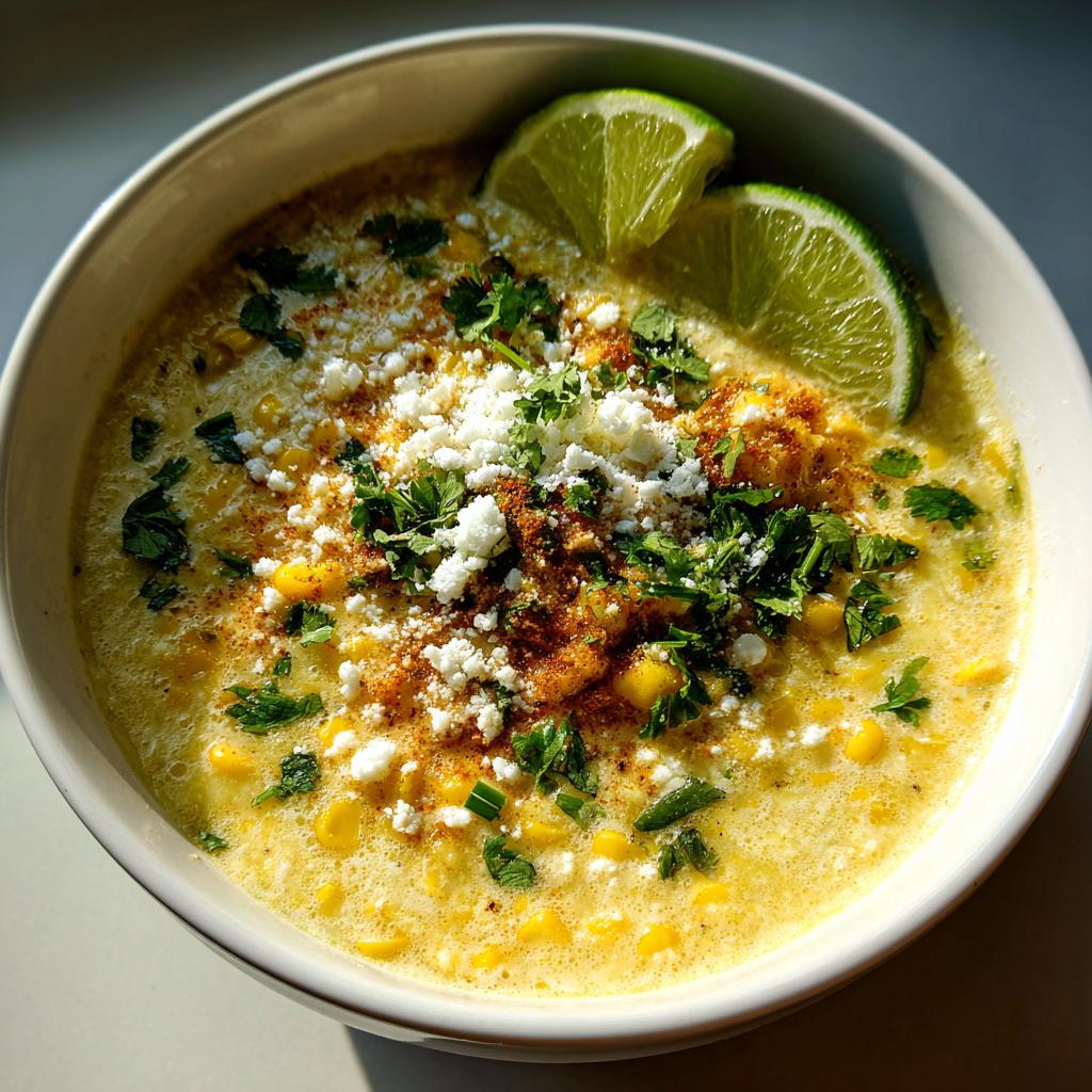 Mexican Street Corn Soup Crockpot Recipe for Cozy Nights - detail 4