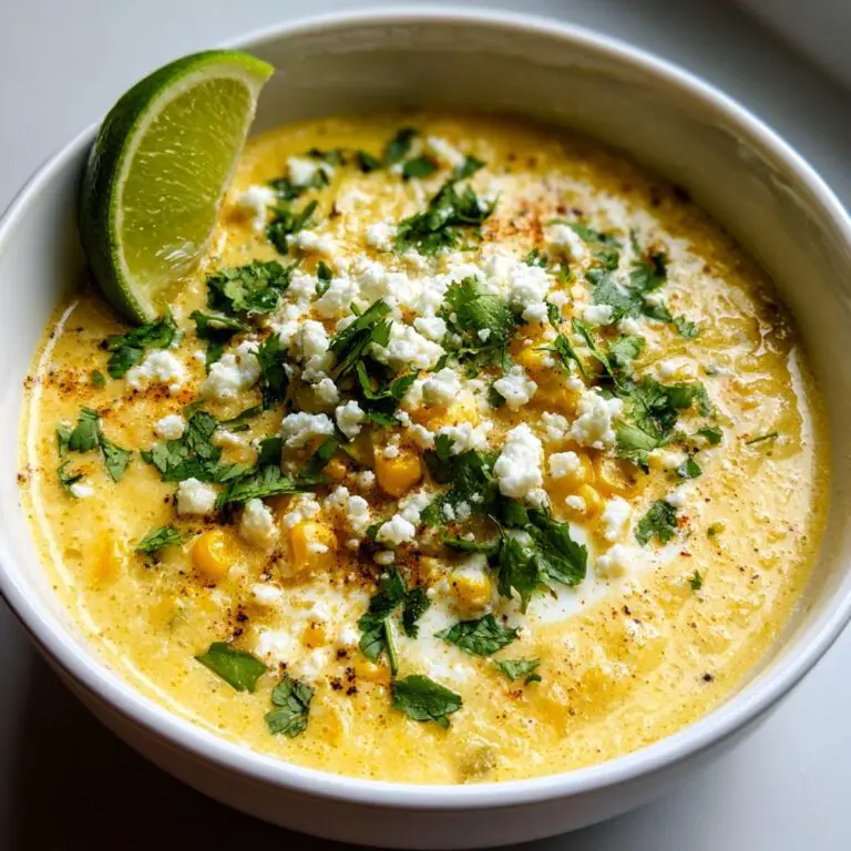Mexican Street Corn Soup Crockpot Recipe for Cozy Nights