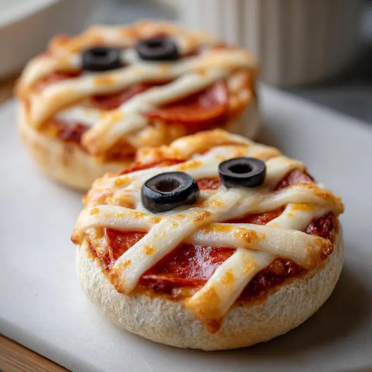 Mummy Mini Pizzas