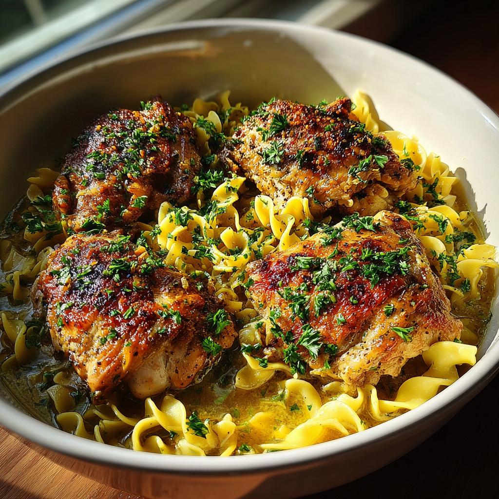 One-Pan Chicken with Buttered Noodles - detail 1