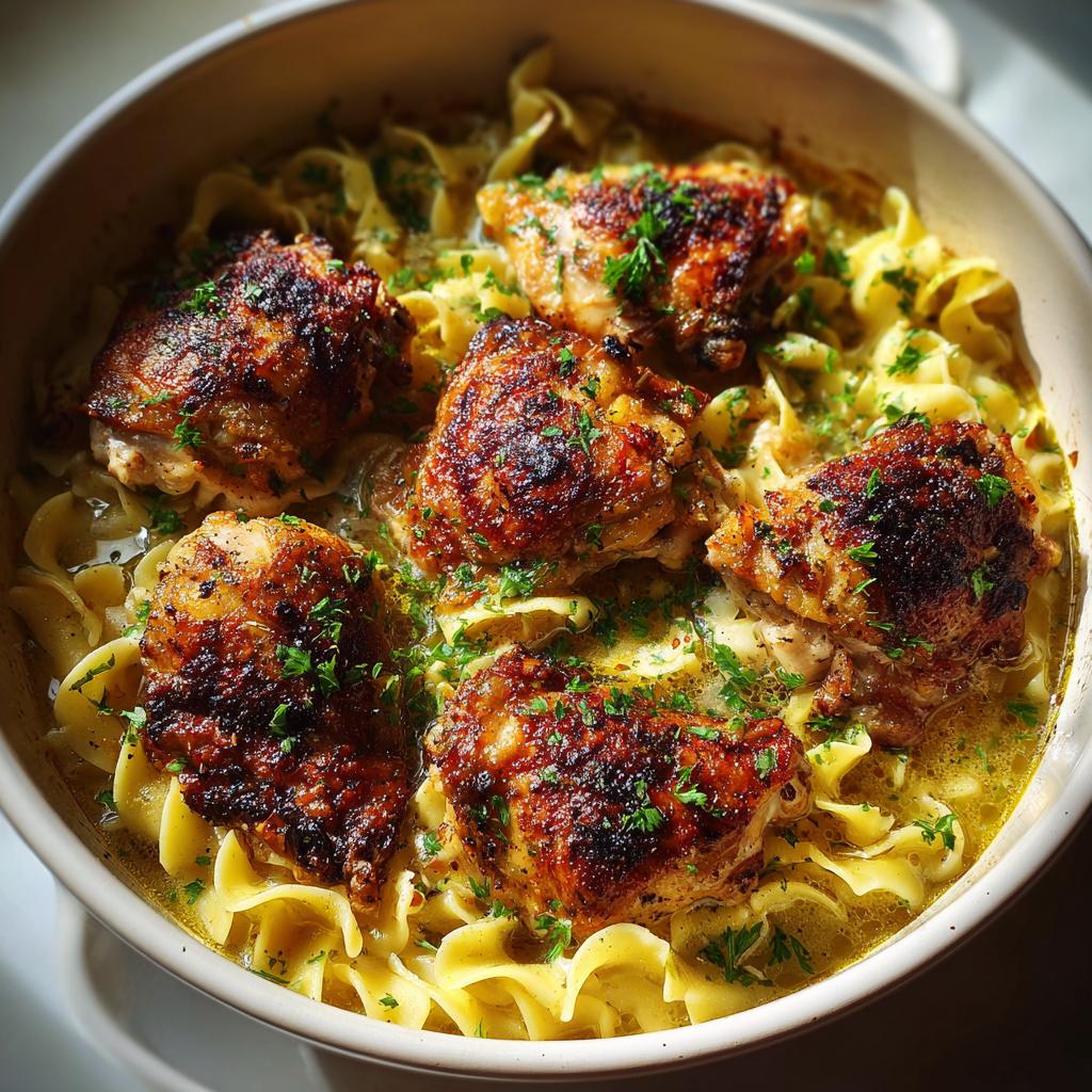One-Pan Chicken with Buttered Noodles - detail 2