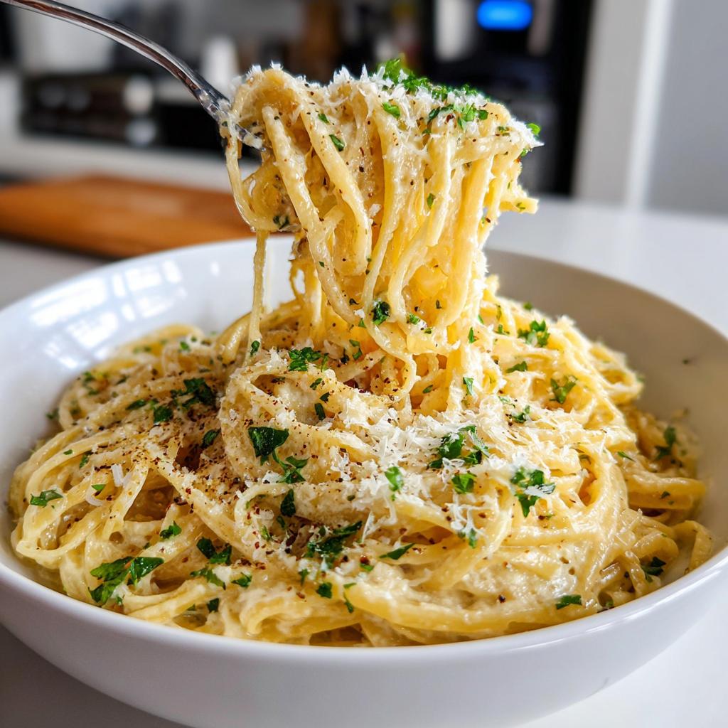 One Pot Creamy Garlic Pasta - detail 1