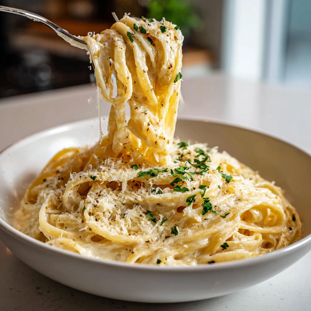 One Pot Creamy Garlic Pasta - detail 3