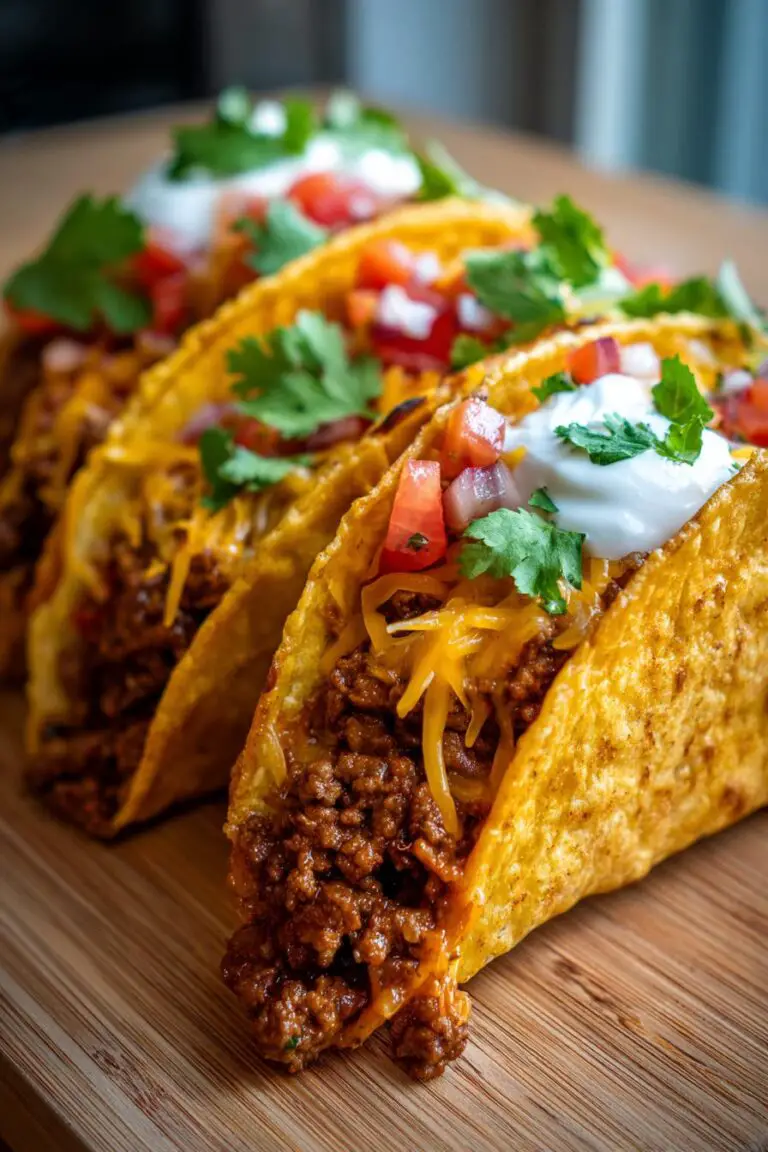 Oven-Baked Cheesy Tacos (Crispy & Loaded) You'll Love
