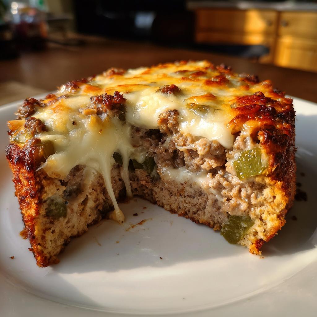Philly Cheesesteak Meatloaf – Juicy, Cheesy & Packed with Bold Flavor