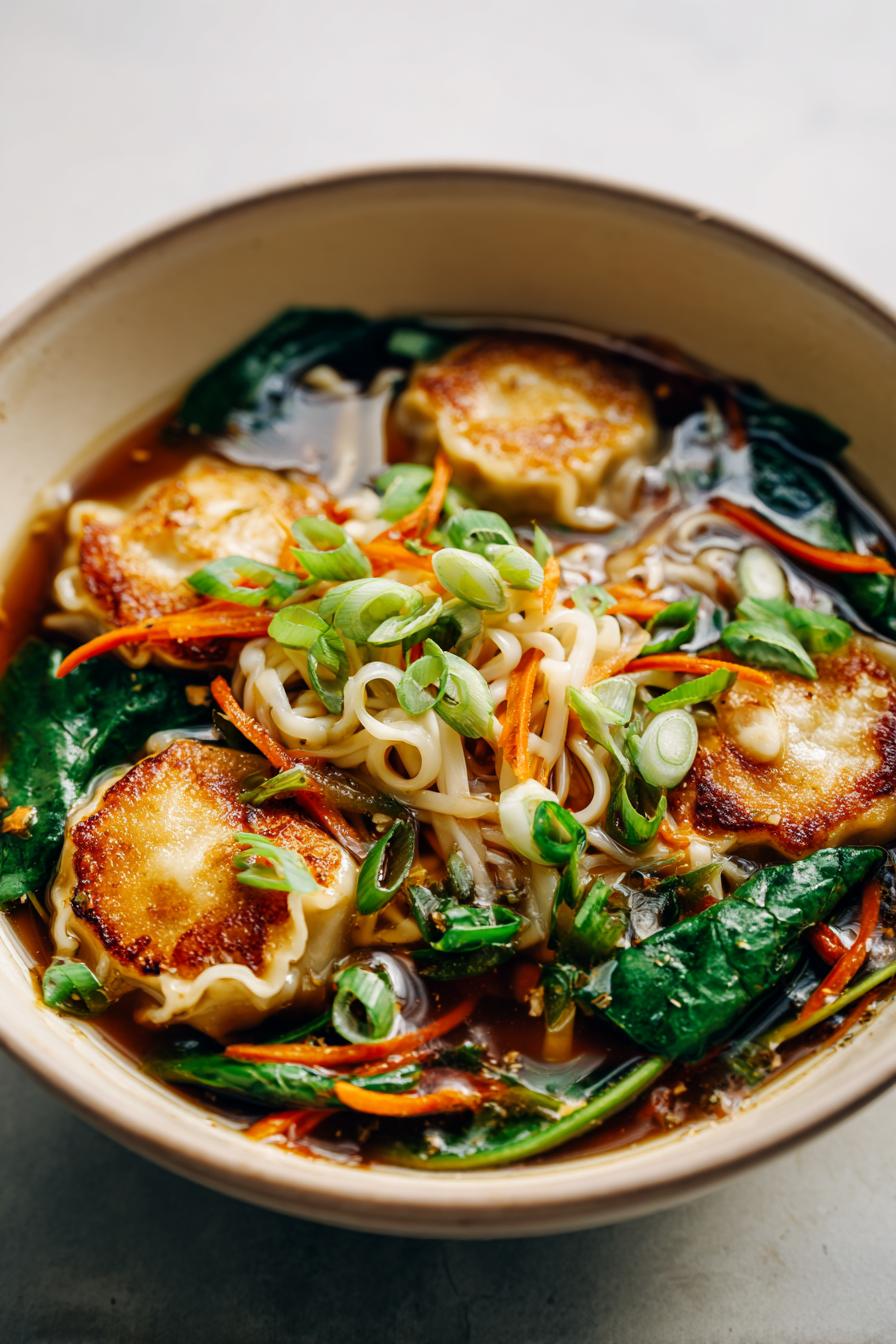 Potsticker Noodle Bowls