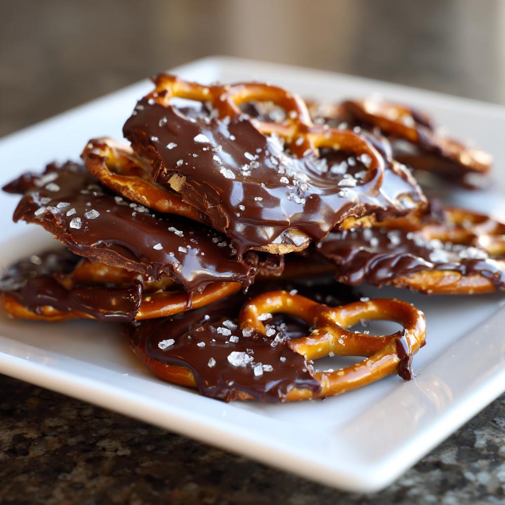 Salted Caramel Pretzel Bark - detail 1