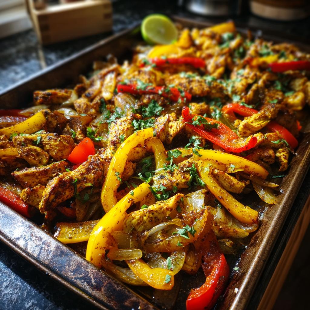 Sheet Pan Chicken Fajitas - detail 2