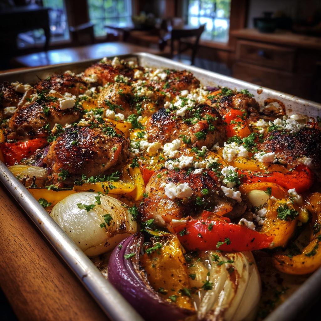 Sheet Pan Mediterranean Chicken & Zucchini – Easy & Healthy - detail 3