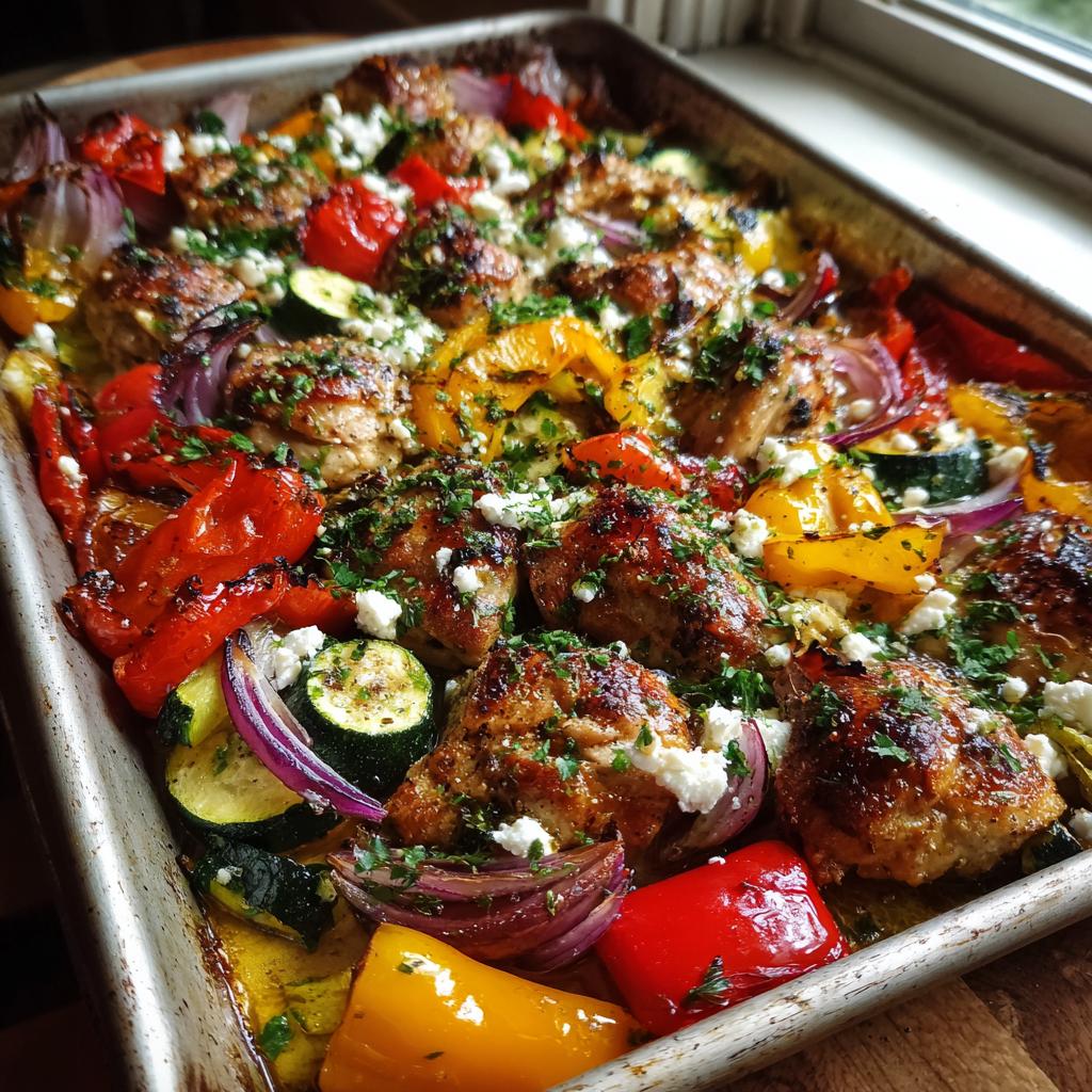 Sheet Pan Mediterranean Chicken & Zucchini – Easy & Healthy - detail 4