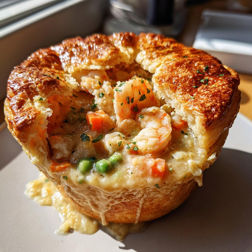 Shrimp & Lobster Biscuit Pot Pie – Creamy, Cheesy, Crave-Worthy! - detail 4