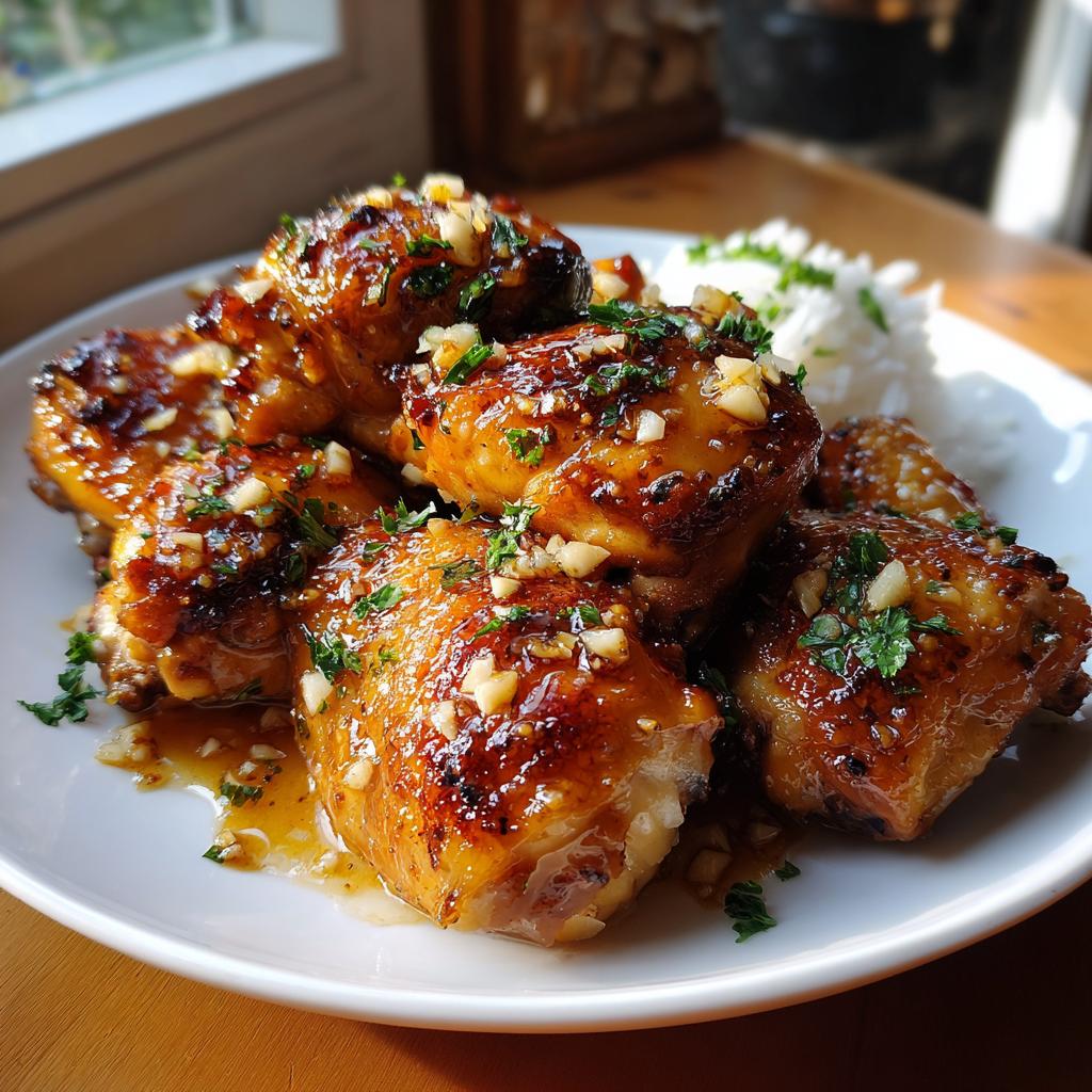 Slow Cooker Brown Sugar Garlic Chicken - detail 1