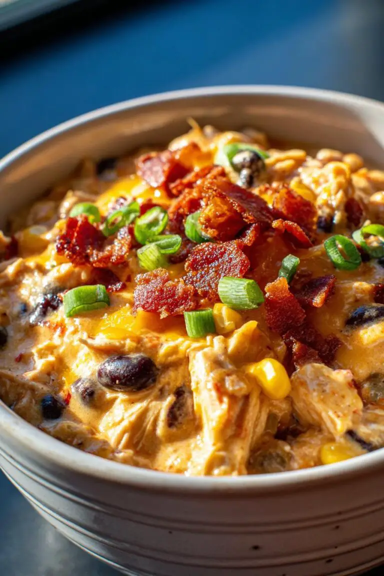 Slow Cooker Cream Cheese Crack Chicken Chili