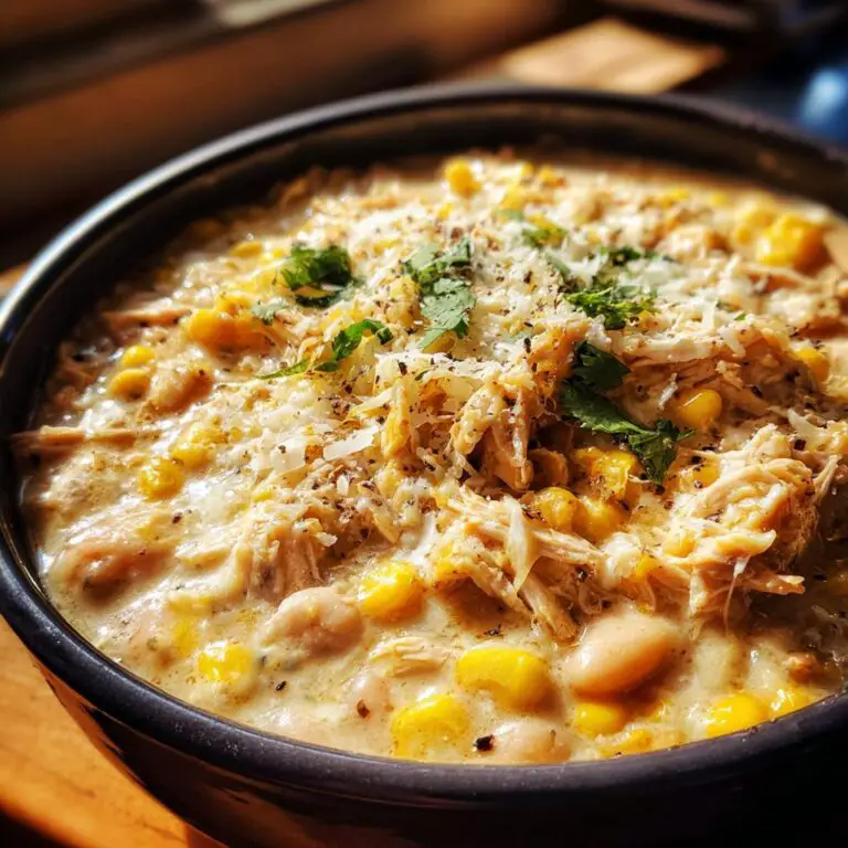 Slow Cooker Creamy White Chicken Chili