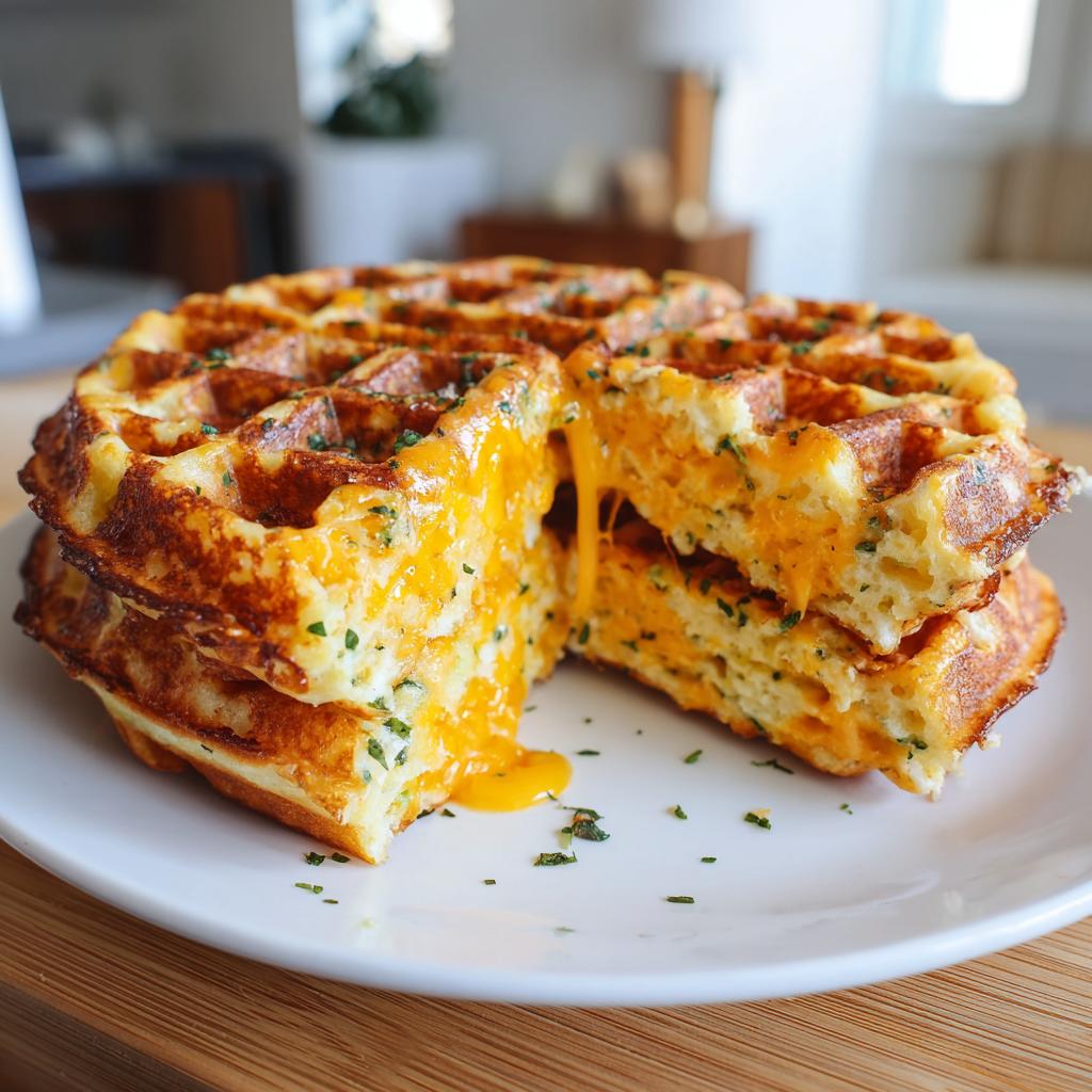 Spicy Cheddar Jalapeño Cornbread Waffles You’ll Love - detail 1