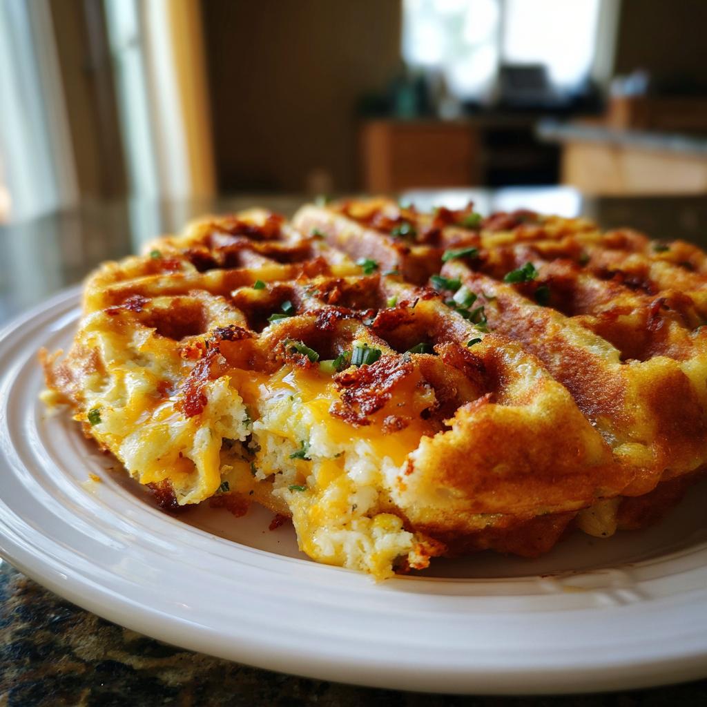 Spicy Cheddar Jalapeño Cornbread Waffles You’ll Love - detail 3