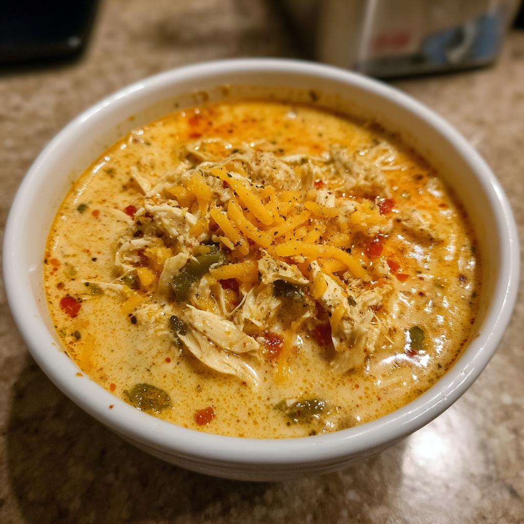 Spicy Jalapeño Popper Chicken Soup - detail 2