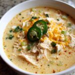 Spicy Jalapeño Popper Chicken Soup