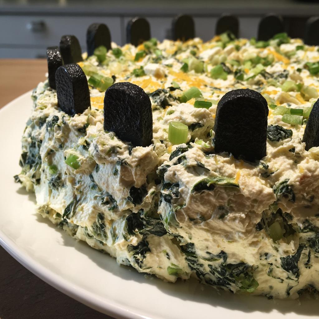 Spinach dip graveyard scene - detail 2