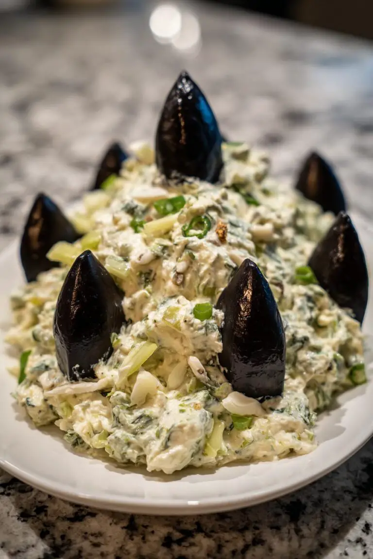 Spinach dip graveyard scene