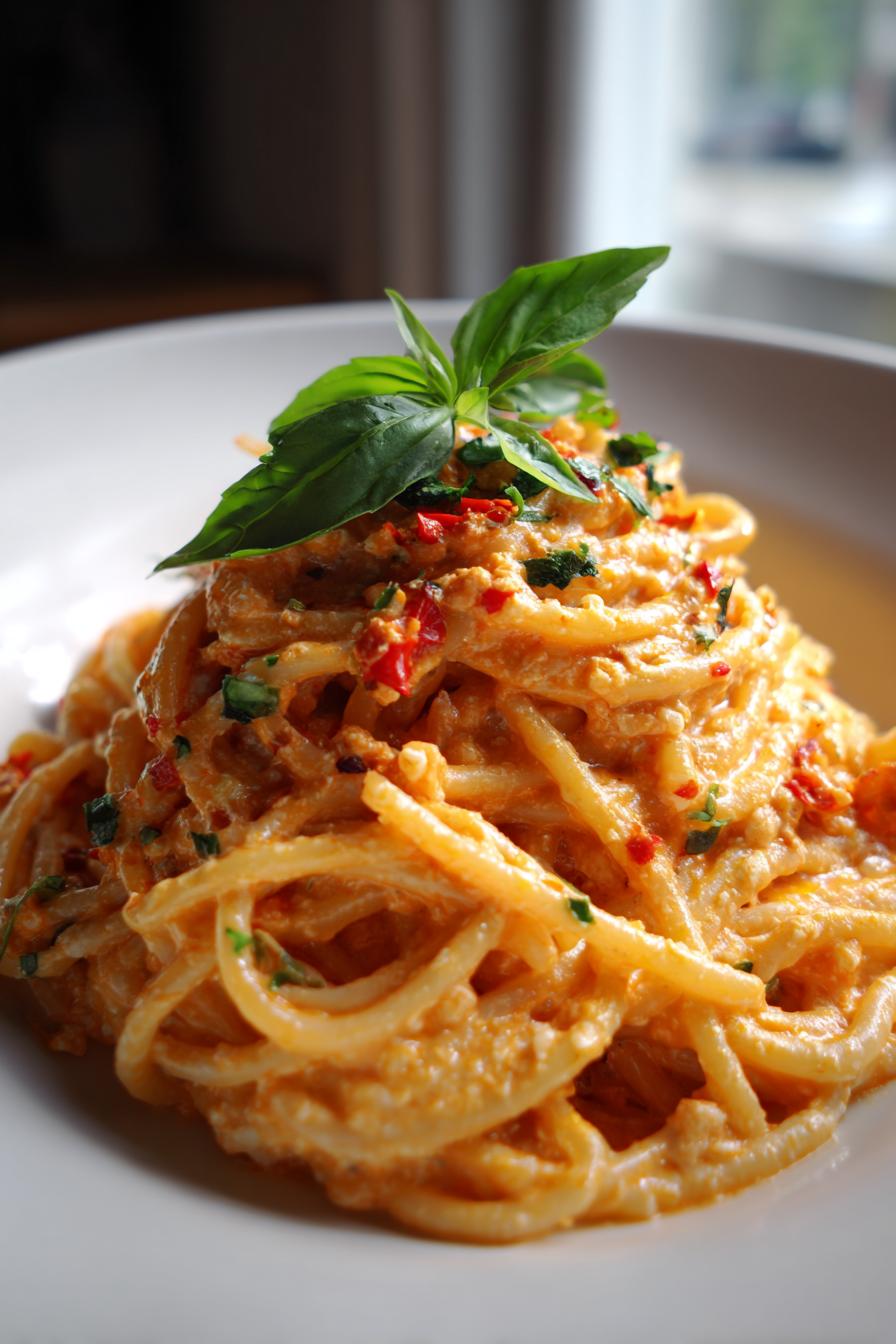 Super Easy Creamy Tomato Pasta