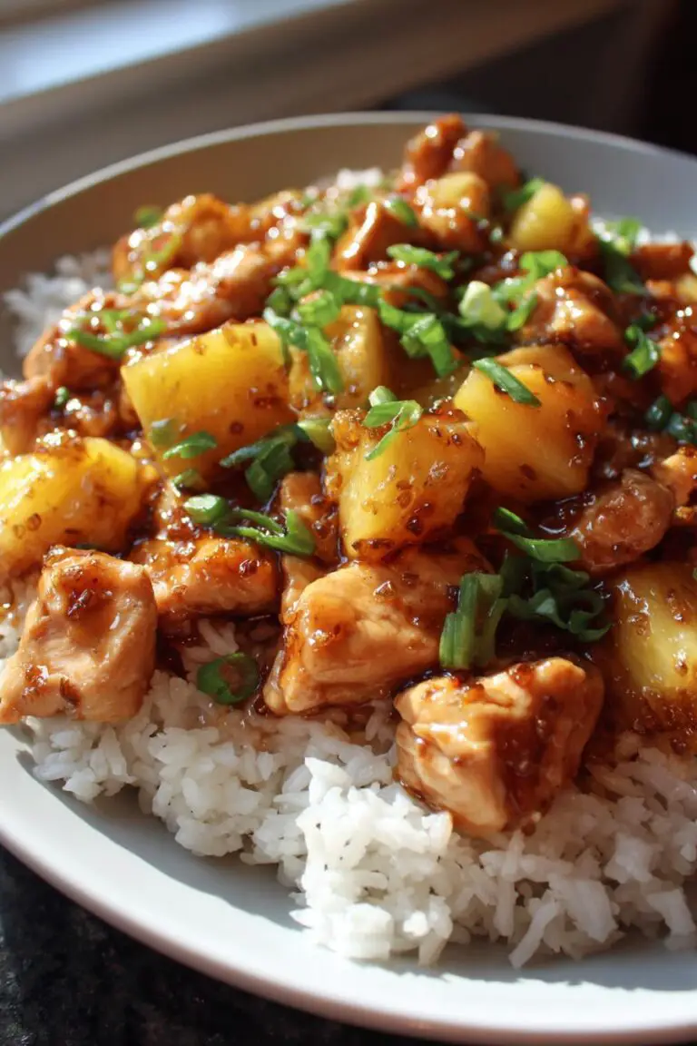 Sweet and Savory Pineapple Chicken and Rice Recipe