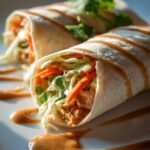 Thai Peanut Chicken Wraps