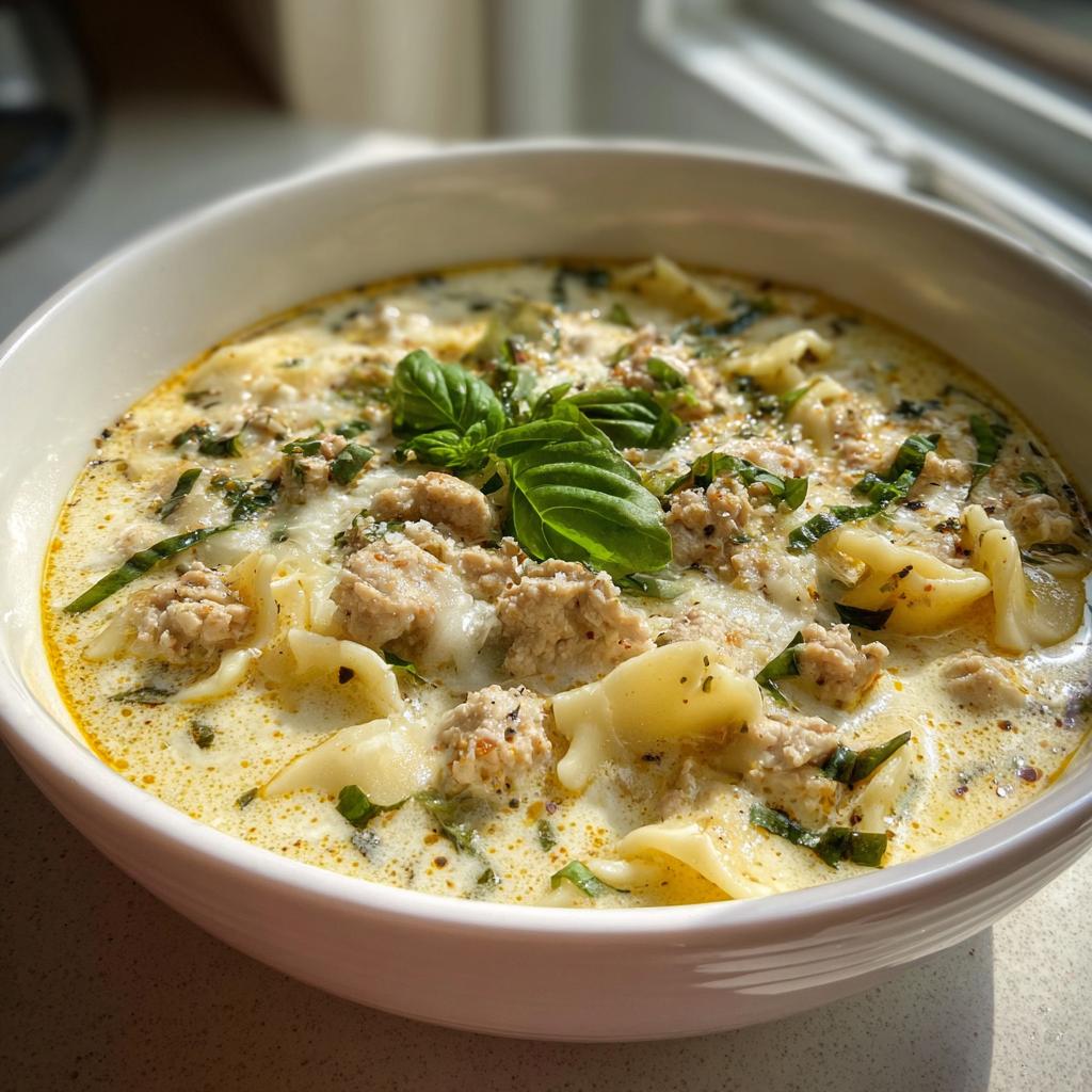 White Lasagna Soup - detail 3