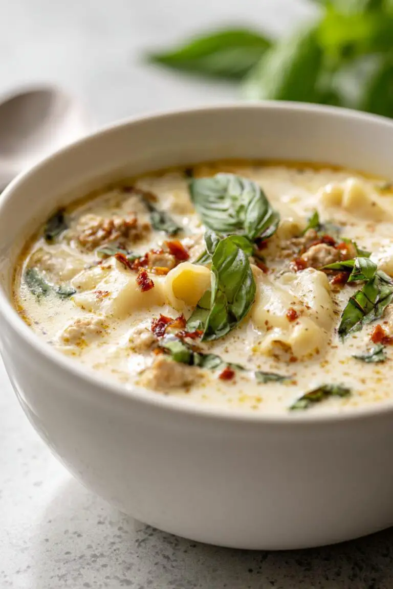 White Lasagna Soup