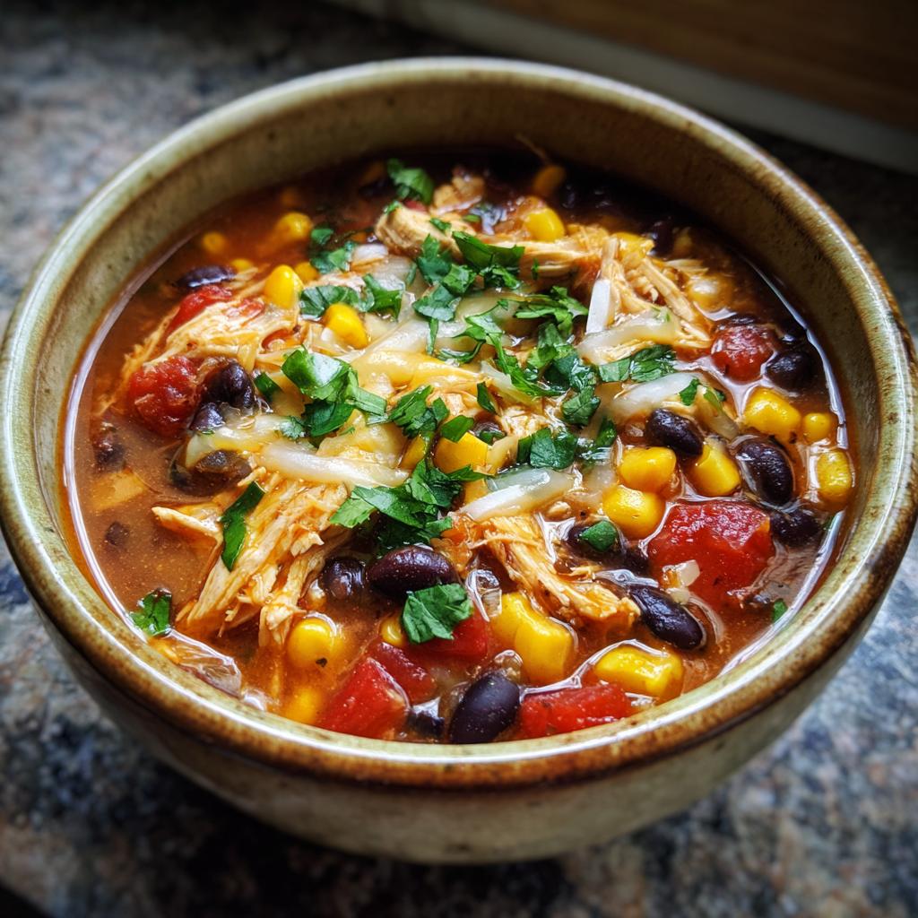 chicken enchilada soup - detail 2