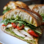chicken pesto sandwich