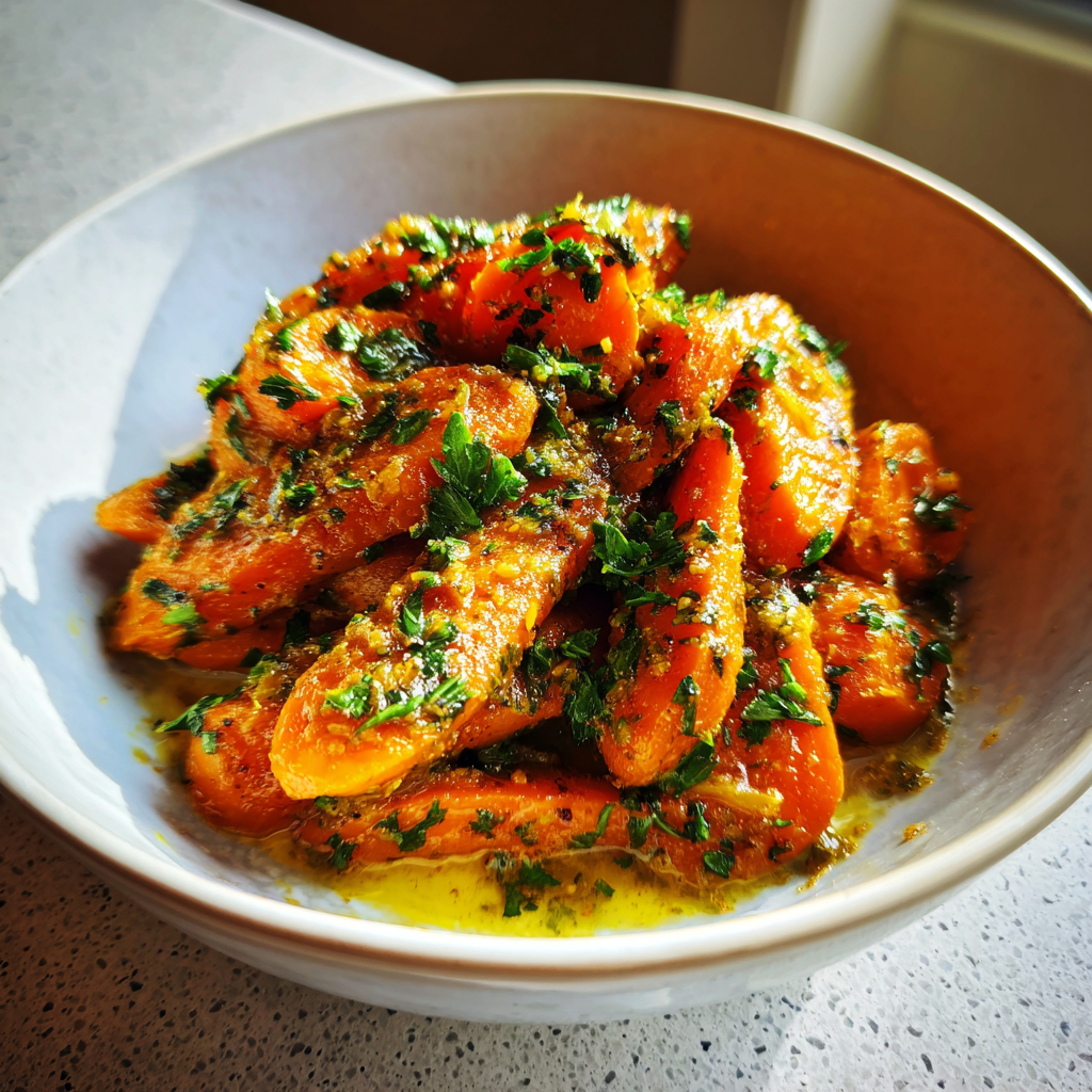 Healthy Smashed Carrots