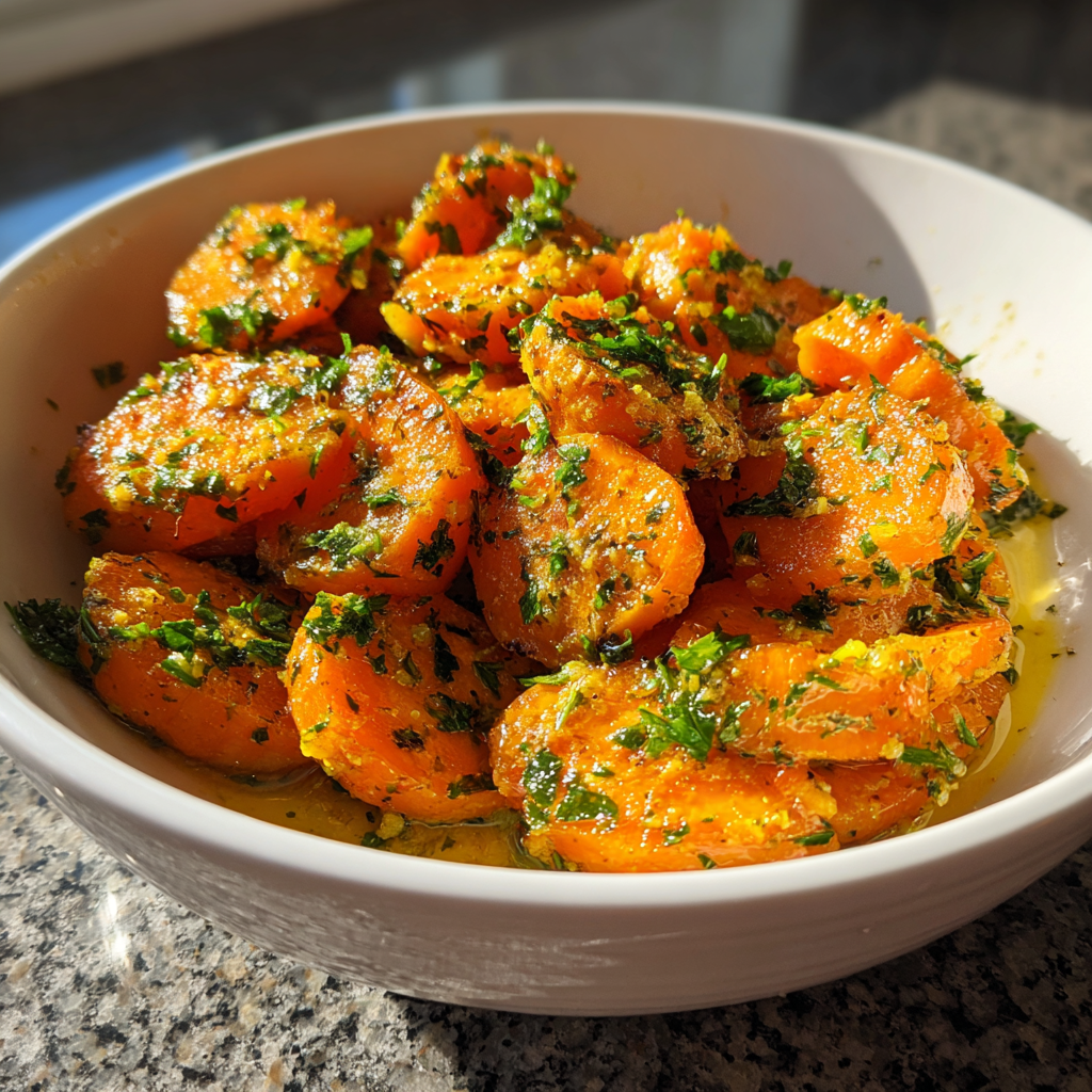 Healthy Smashed Carrots