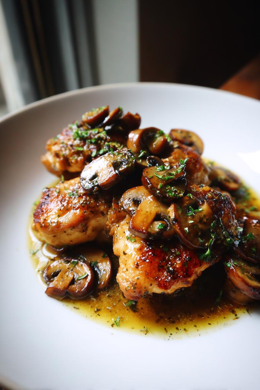 mushroom chicken