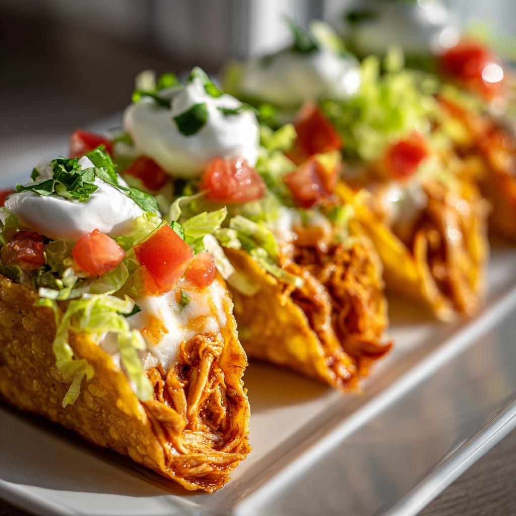 20 Minute Mini Baked Chicken Tacos - detail 3