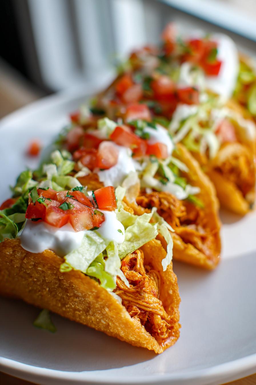 20 Minute Mini Baked Chicken Tacos