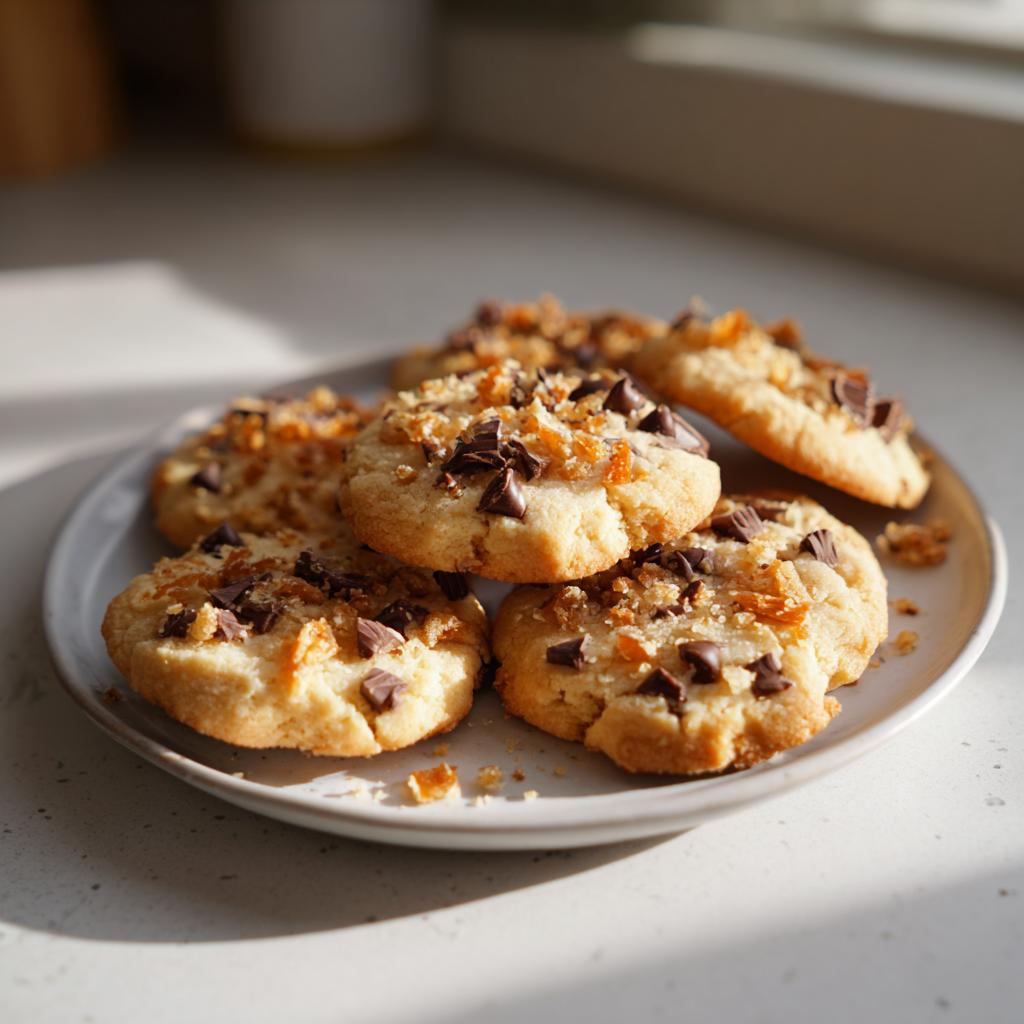 30-Minute Chocolate Chip And Toffee Shortbread Cookies - detail 1