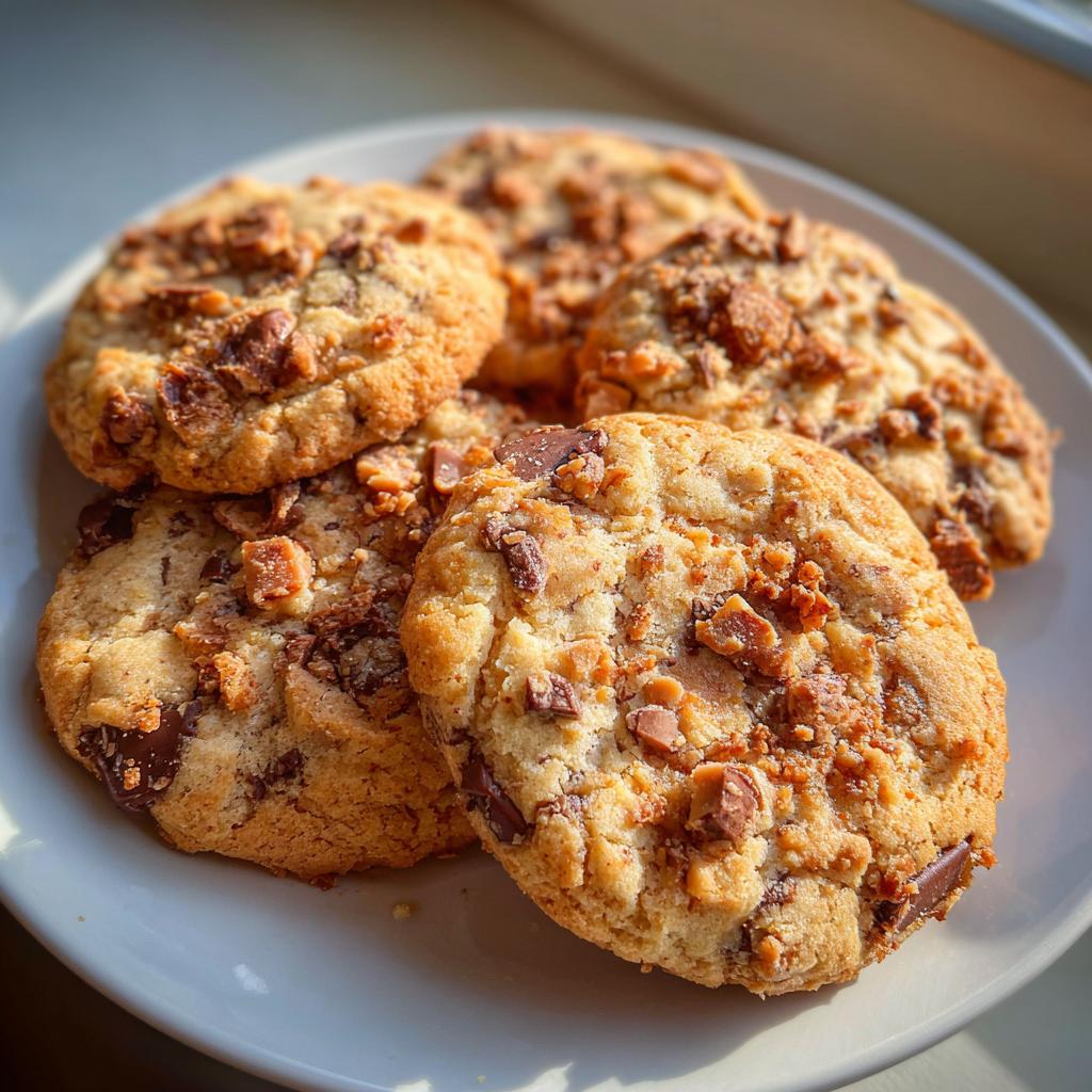 30-Minute Chocolate Chip And Toffee Shortbread Cookies - detail 2