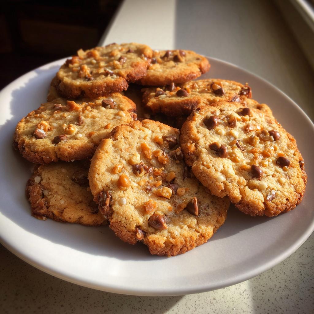 30-Minute Chocolate Chip And Toffee Shortbread Cookies - detail 3