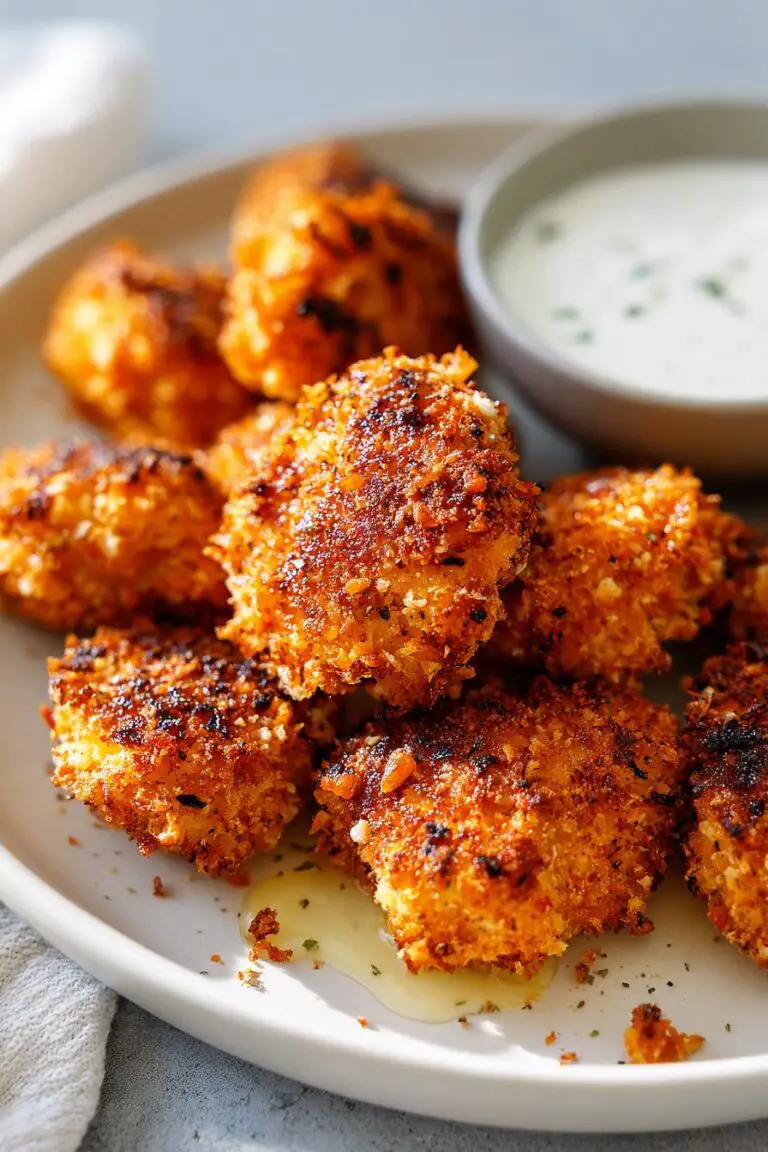 Air Fryer Ranch-Crusted Chicken Bites