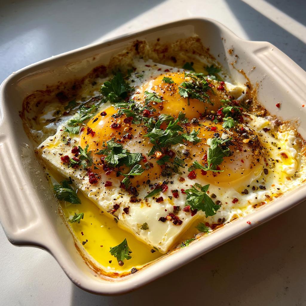 Baked Feta Eggs - detail 4