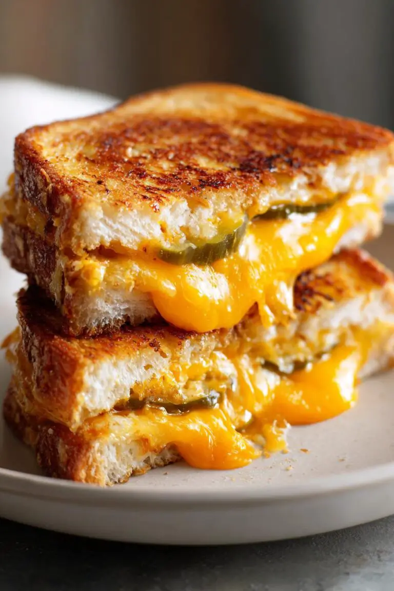 Best Dill Pickle Grilled Cheese Sandwich