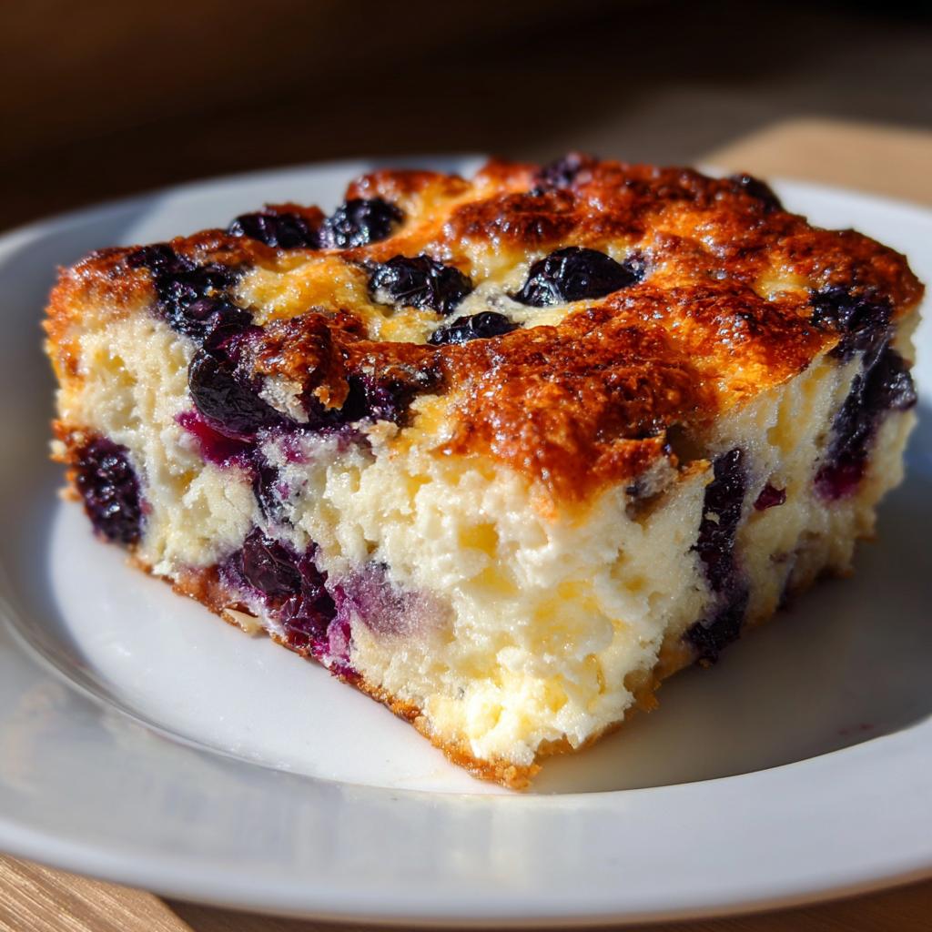Blueberry Cottage Cheese Breakfast Bake: A Protein-Packed Morning Treat - detail 1